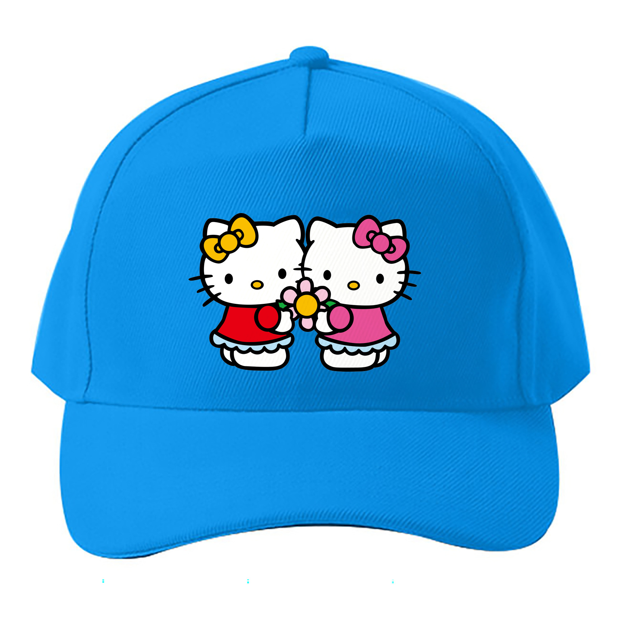 （画像用） Hello Kitty ハローキティ ベースボールキャップ 綿100％ 男女兼用 帽子 スポーツ